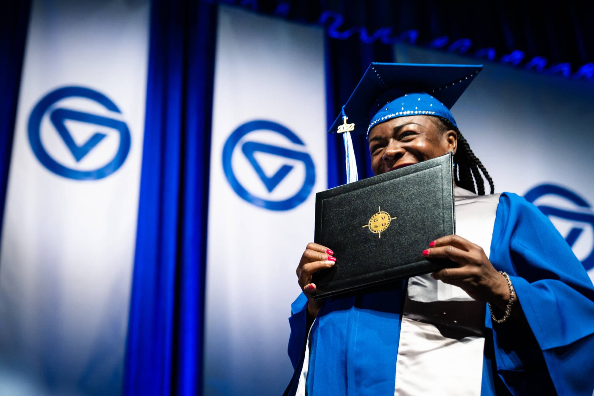 Adult learner graduates